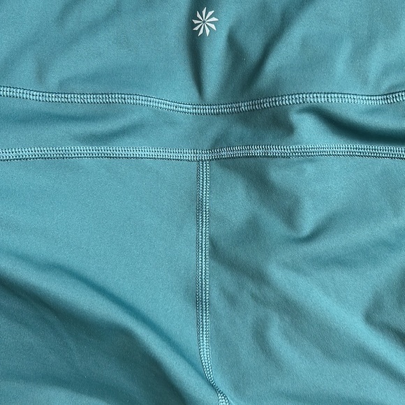 Athleta Green Active Wear Leggings size XL - Picture 7 of 7